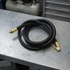 2 Pieces Tire Gauge Hose Pump Inflator Air Tube for Mechanics, Garage 14inch Male Thread