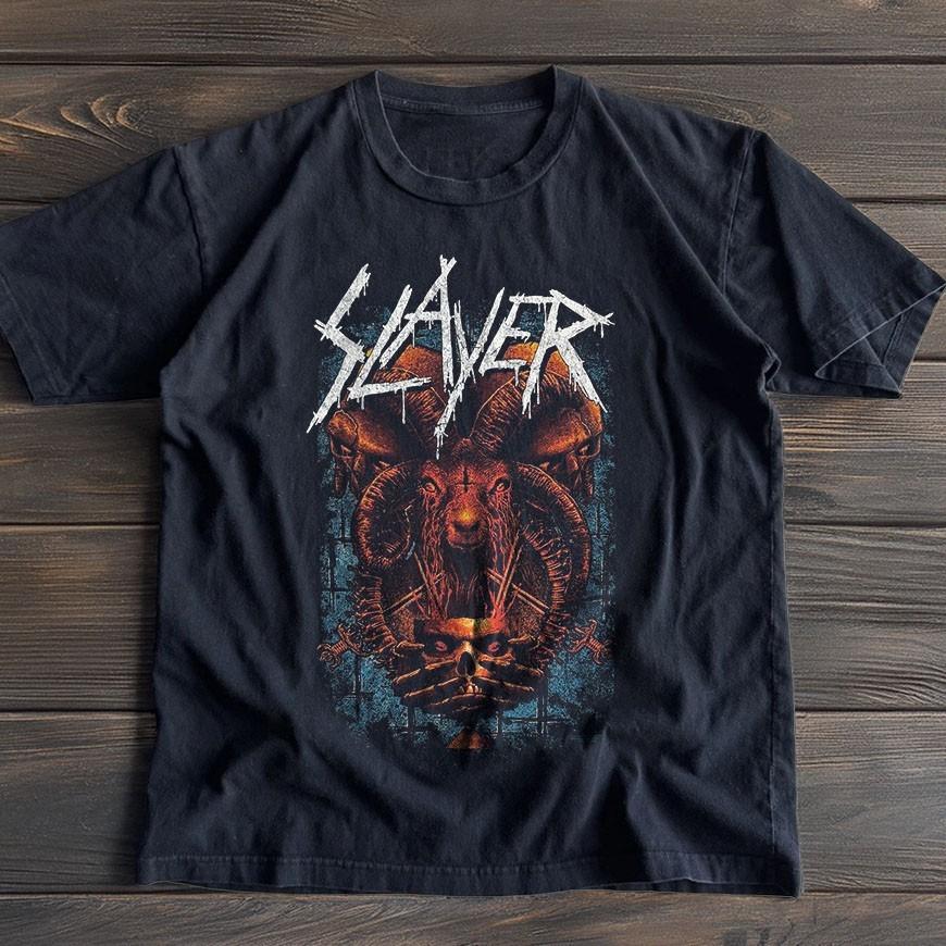 Slayer Offering Unisex Black Cotton T-Shirt Size S-5XL