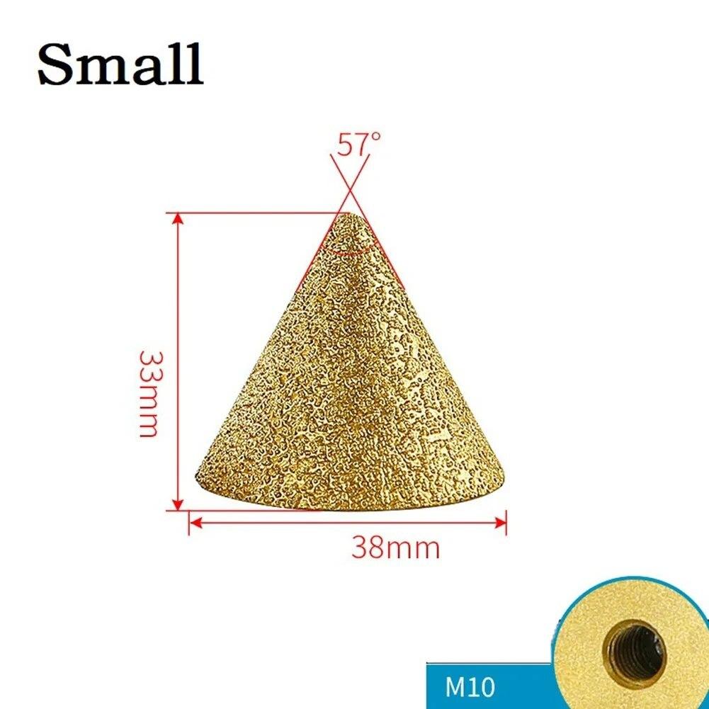 Diamond Drill Bits Grinding Wheels M10 Threaded Polishing Ceramic Tile Engraving Cutting 38 50MM Tapered Chamfering Utility