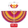 Children's Cosplay Halloween Owl Peacock Cosplay Costumes Animal Bird Wings Cloak Mask Felt Cape Carnival Dress Up
