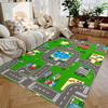 Детский игровой коврик Коврик для машинок для мальчиков и девочек Ковры на тему шоссе, города, дорожного движения для детей Коврики для детской комнаты Коврик с противоскользящим покрытием