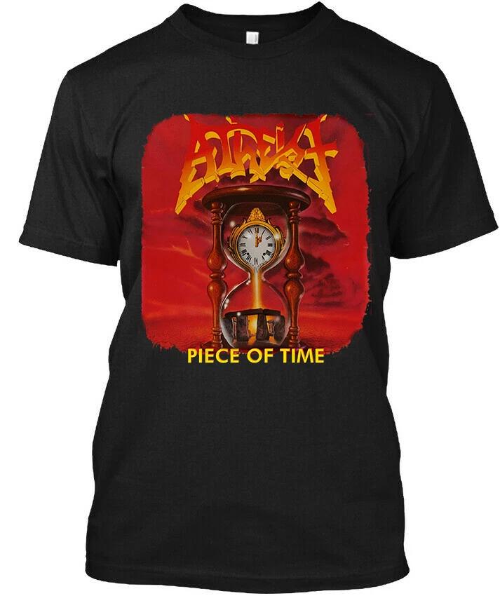 Men's and Women's T-shirts NEW Atheist Piece of Time American Death Music Graphic Retro Logo T-SHIRT S-5XL