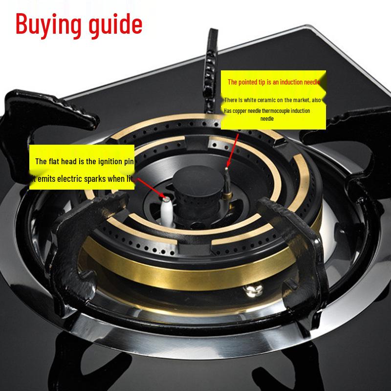 Universal Gas Stove Ignition & Flameout Protection Kit: Thermocouple Probe with Solenoid Valve