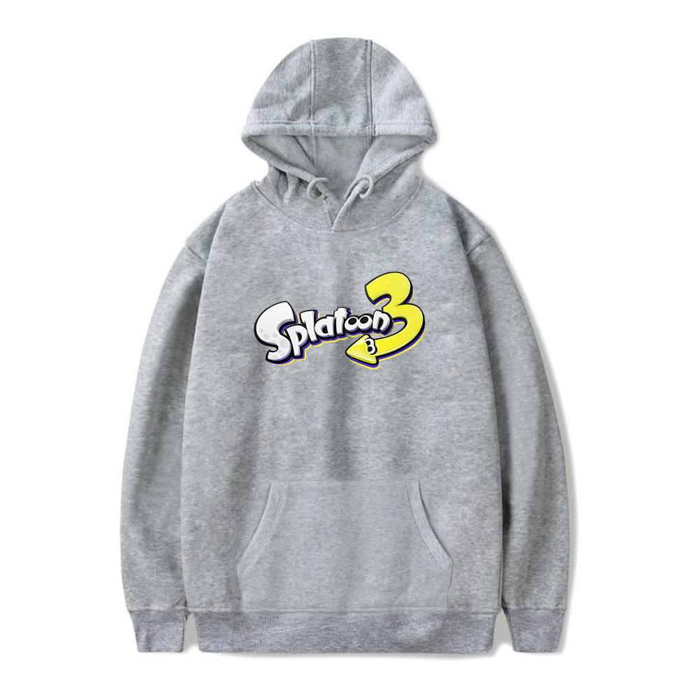 Splatoon 3 Hoodies Anime Cartoon Graffiti Shooting Game Print Streetwear Unisex Women Fashion Oversized Sweatshirts Hoodie Pullover