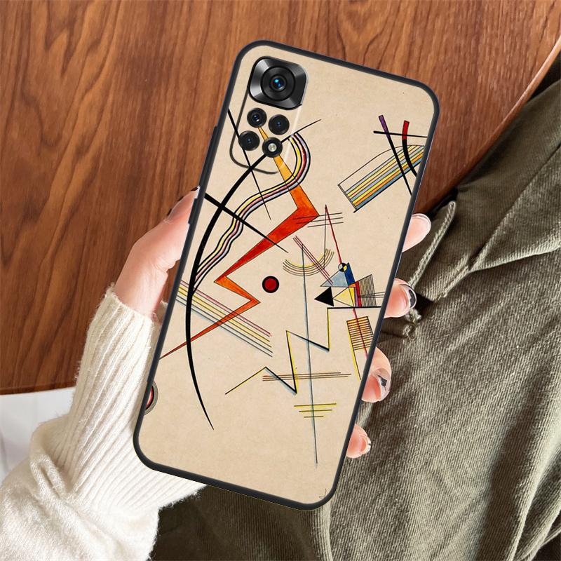 Wassily Kandinsky Abstract Case For Xiaomi Redmi Note 14 Pro 13 12 11 10 15 Pro Plus Redmi 15 C 13 10C 12C 14C 13C Cover