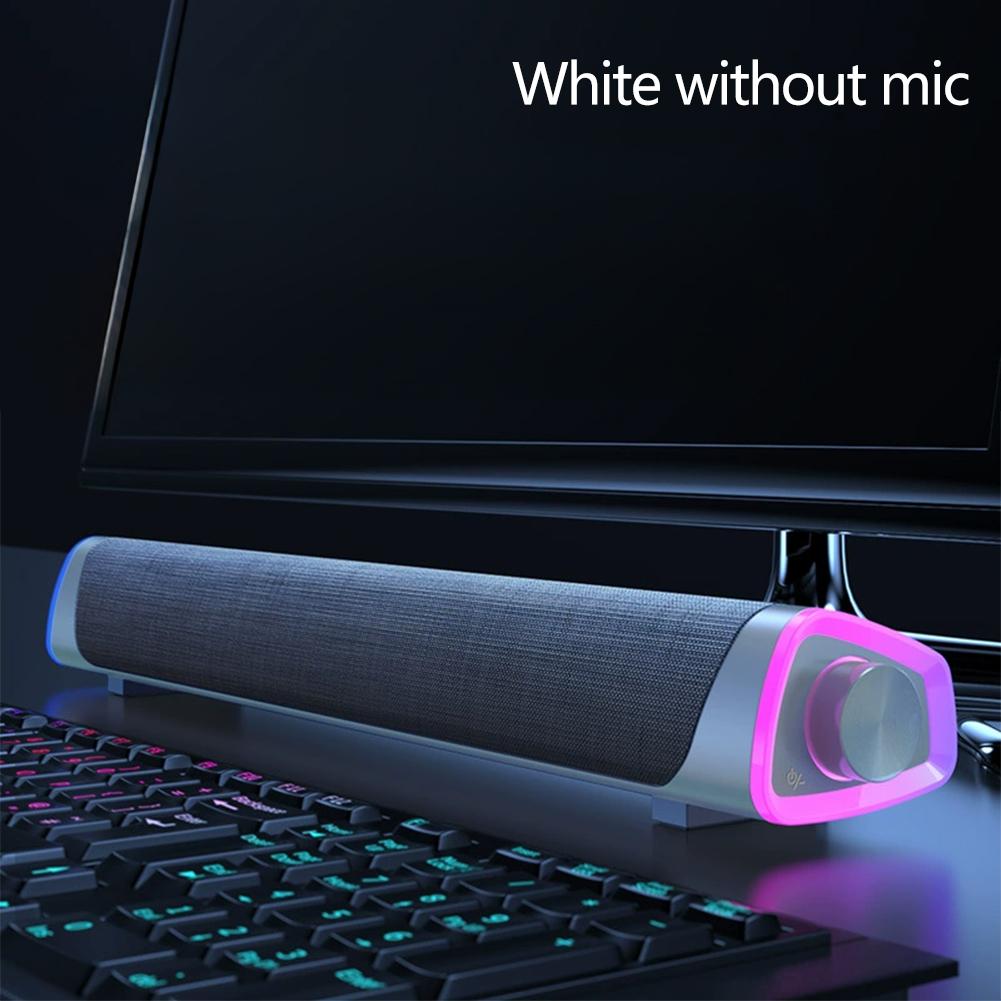 4D Bluetooth Динамик Саундбар Стерео Звук Сабвуфер Компьютерный Динамик Для Macbook Ноутбука Ноутбука ПК Музыкальный Плеер Проводная Акустическая Система