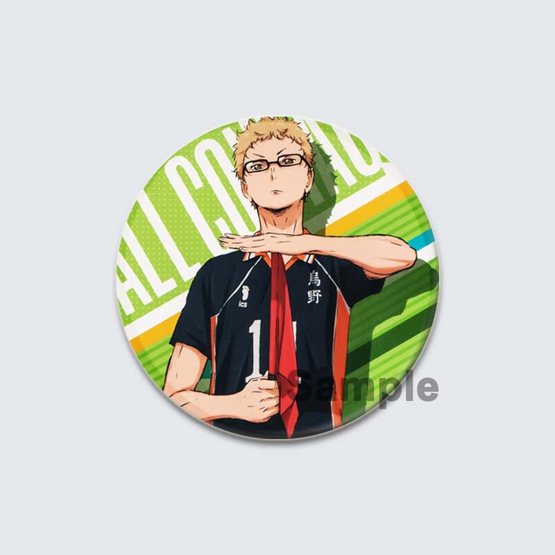 32/44/58 мм мультяшные фигурки Кенма Кодзуме, значок аниме Haikyuu!! Броши на рюкзак, одежда, ручная работа, круглые эмалевые булавки для фанатов, ювелирные украшения, подарок