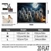 2D Flat Banner 2D Flat Banner - 2D Flat Banner 2D Flat Banner - 2D Flat Banner 1pc Polyester Backdrop Banner - Spooky Ghost White Theme