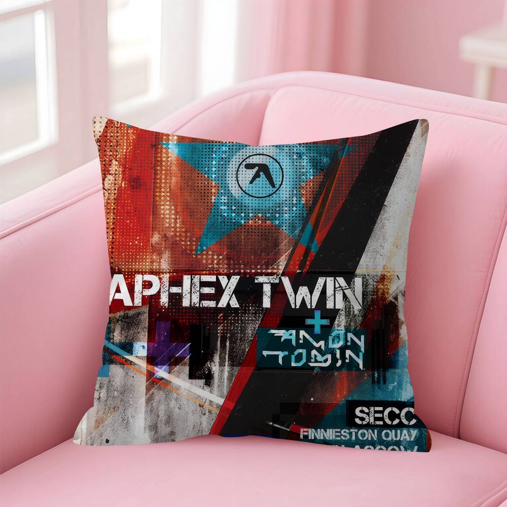 Классическая A-Aphex T-Twin Музыкант Клен Дизайн Чехол для Подушки Счастливый Осенний Урожай Декор Праздничный Декор Чехол для Подушки