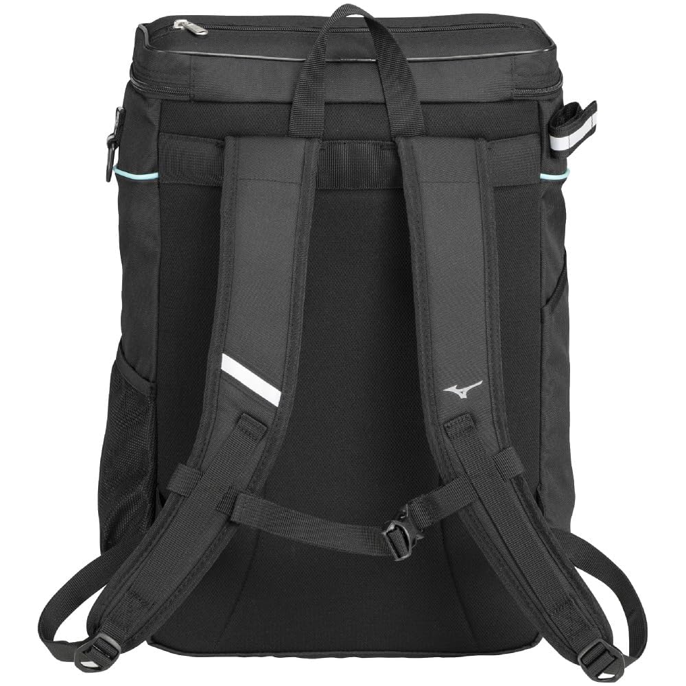 Mizuno Рюкзак для бейсбола/софтбола Jr. 28л Ограниченная серия Цвет 1FJDC852 Один размер Черный x Бирюзовый