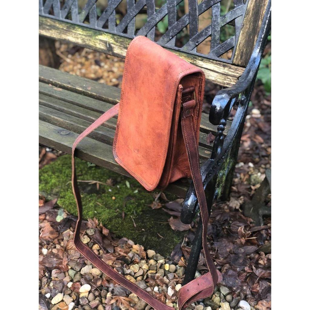 Простая коричневая кожаная сумка, EDC, кожаная сумка-мессенджер 7x9 в деревенском стиле, кожаная мужская сумка через плечо, кожаная сумка через плечо в винтажном стиле, сумка для медикаментов