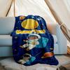 1PC Custom Name Space Adventure Journal outdooor Flannel blankets Throw Blanket All-Season Throw Gift Bedspread for Couch, Bed, Camping Holiday Birthd