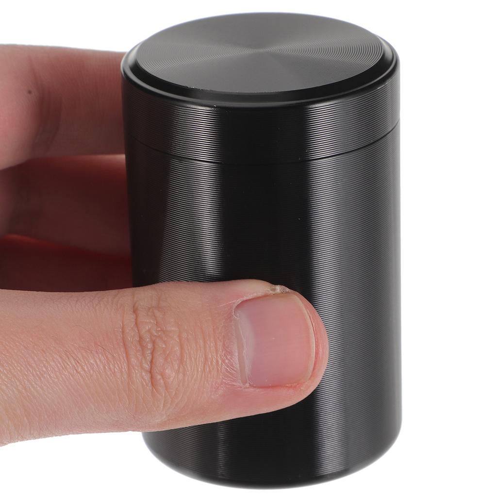 Titanium Alloy Tea Canister Small Portable Storage Can Metal Airtight Container Uv Protection Tea Jar Multi-Use Kitchen Canister