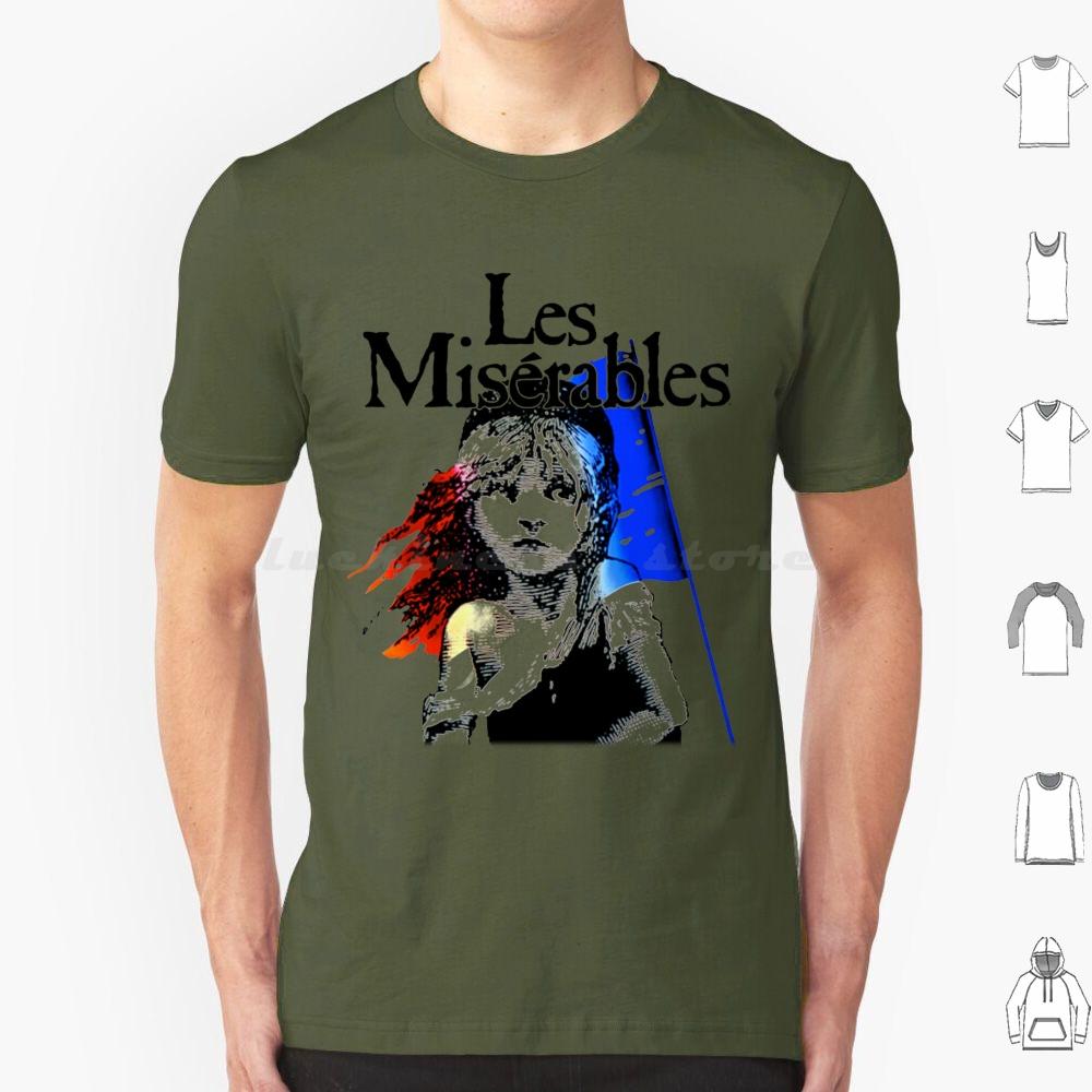 Отверженные ( черный ) Футболка Большого Размера 100% Хлопок Les Miserables Les Misérables Винтажная Les Miserables Les Miserables