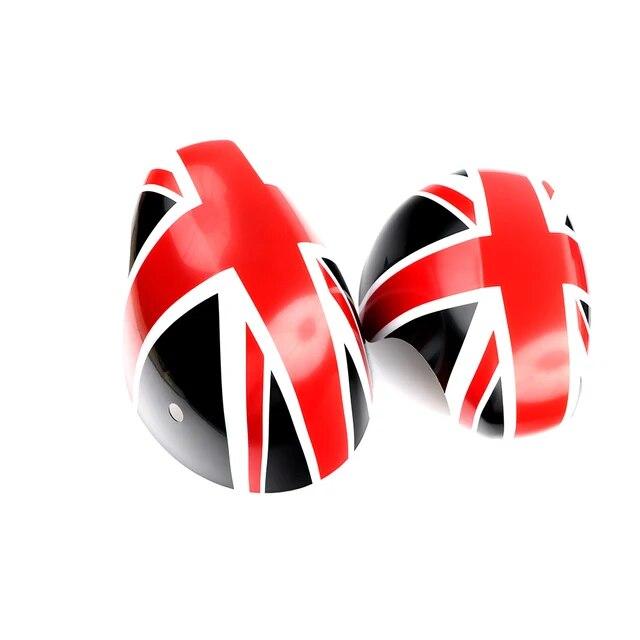 For Mini One Cooper S JCW Countryman F60 F54 F55 F56 F57 The Black Flag Shell Car Door Rear View Mirror Covers Accessories