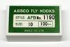 AXISCO Fly Hooks (100-Pack) AFB 1190-#10 Fishing Hooks
