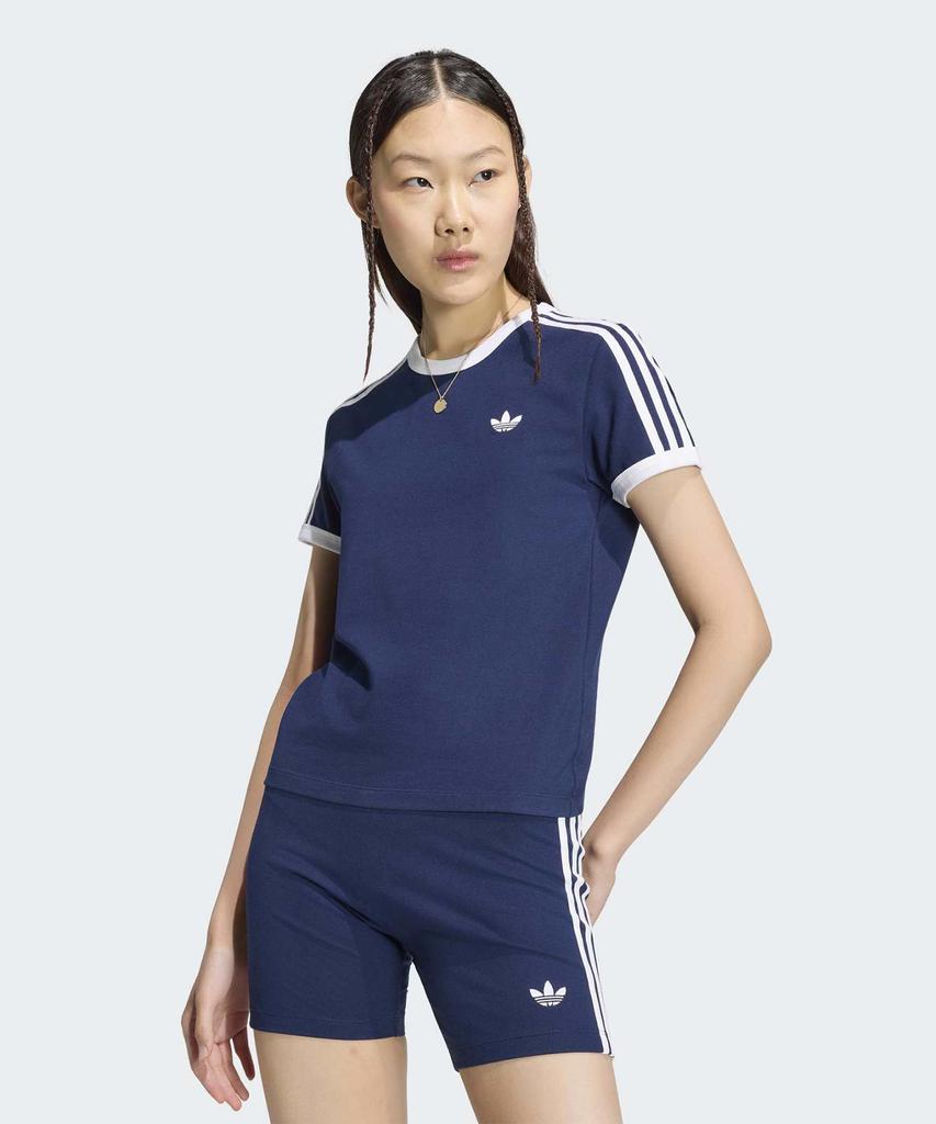 ADIDAS 3-Stripe Slim T-Shirt - Night Indigo / Ks4777