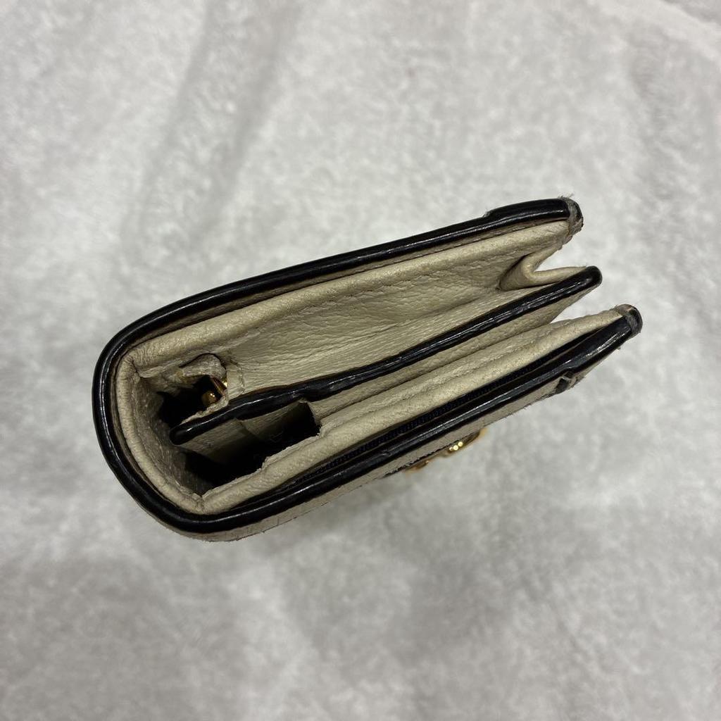 Used [Beautiful condition, GG Marmont] GUCCI Ophidia Bi-fold Wallet, Sherry Line