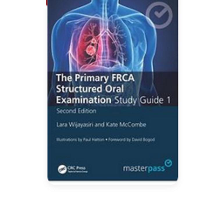 Primary FRCA Structured Oral Exam Guide 1 Paperback UKN1186