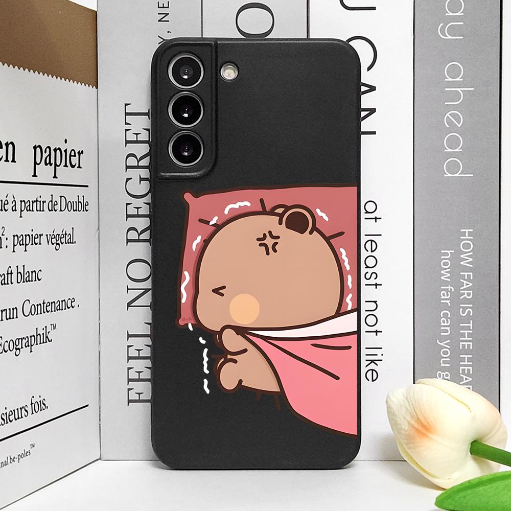Милый чехол для телефона для пары DUDU BUBU для Samsung Galaxy A55 A54 A53 A52 A51 A70 A31 A32 A13 4G 5G Мягкий чехол Креативный мультяшный Fundas