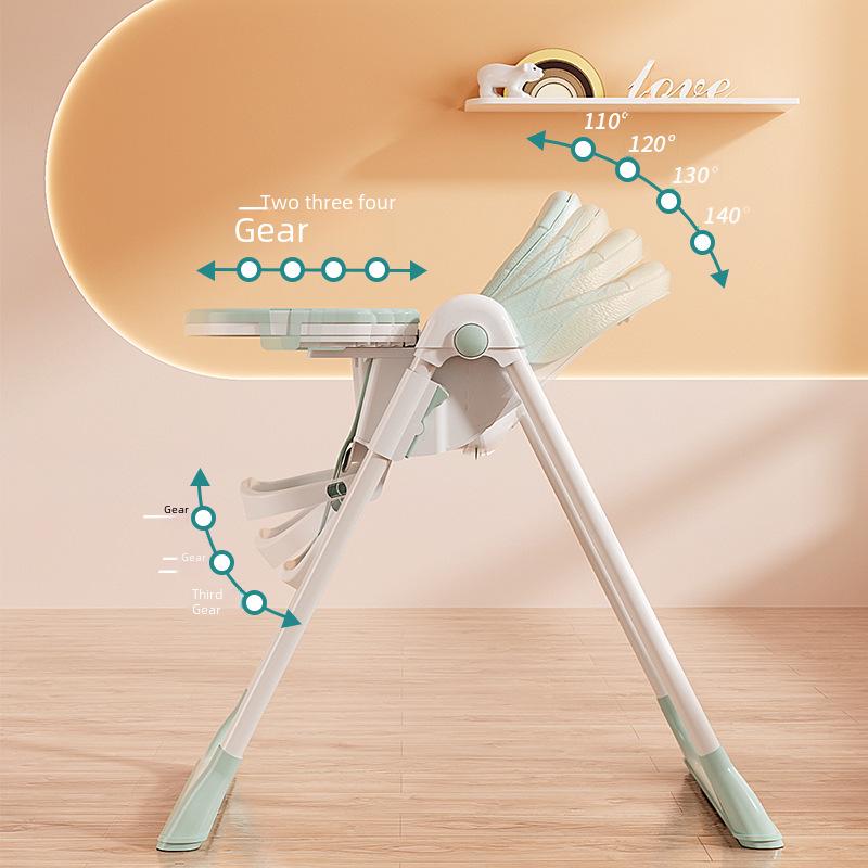 Multifunctional Foldable Baby and Children's Portable Dining Chair