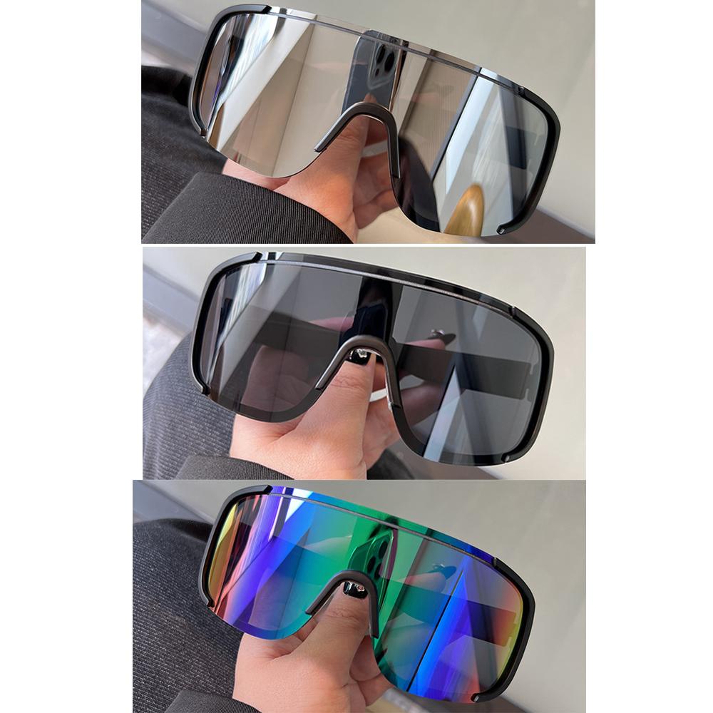 Updated Y2K Style Biking Sun Glasses Wind Shield Sun Glasses for Men and Women Vintage Style-Reflective Sheeting Lens Road Riding Sport Sun Glasses