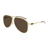 Gucci Brown Pilot Men S SunglaSSeS gg1677S 002 62