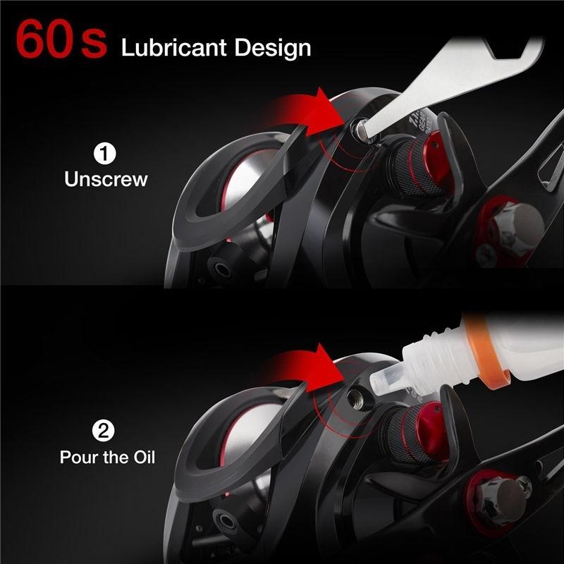 Рыболовная катушка 12 фунтов, катушка для приманки, карбоновая катушка, тормоз 7,0:1, приманки, инструменты для морской или пресной воды