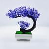 Pinus Hwangshanensis Mini Plastic Bonsai Landscape Ornament For House Interior Decoration