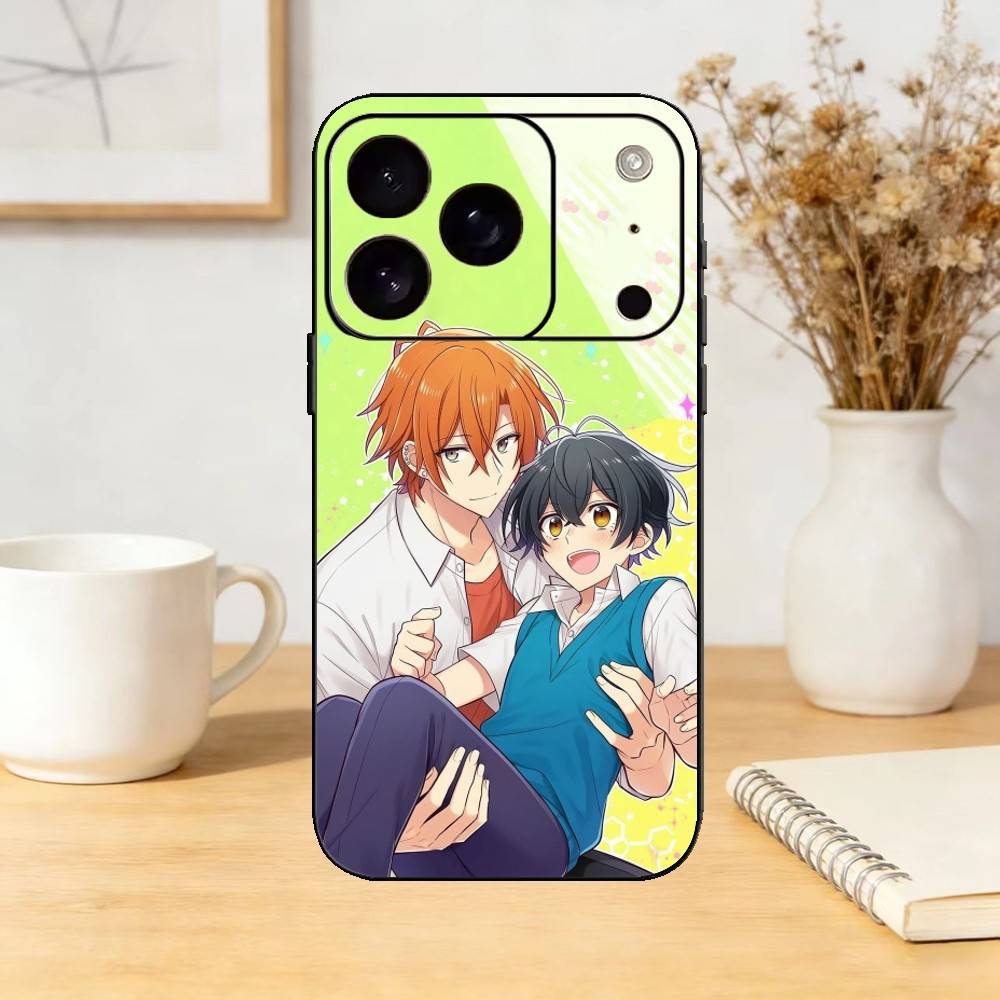 Sasaki to Miyano BL Чехол для телефона Силиконовый черный Мягкий Для IPhone 17,16,15,14,13,12,11,SE,Plus Pro Max