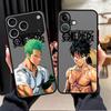 Чехол для iPhone 17 Pro Max 11 14 Air 13 Mini 7 8 SE 16 Plus XS XR 15 12 Funda Задняя крышка телефона Крутой One Piece Луффи Зоро