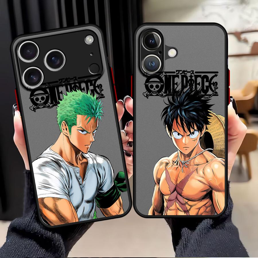 Чехол для iPhone 17 Pro Max 11 14 Air 13 Mini 7 8 SE 16 Plus XS XR 15 12 Funda Задняя крышка телефона Крутой One Piece Луффи Зоро