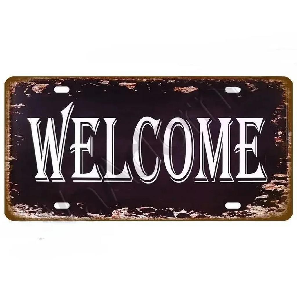 Внимание Номерные знаки Металлические жестяные таблички для настенного декора Винтажные таблички Металлические автомобильные знаки Для кафе бара клуба гаража паба