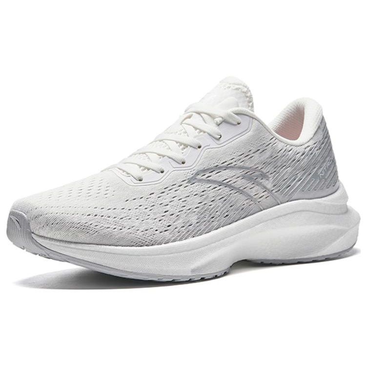 Anta Champion Running Shoes Lite Shock Absorption Slip Resistant Durable Low Top Men Sneakers Gray White 112335581S-1