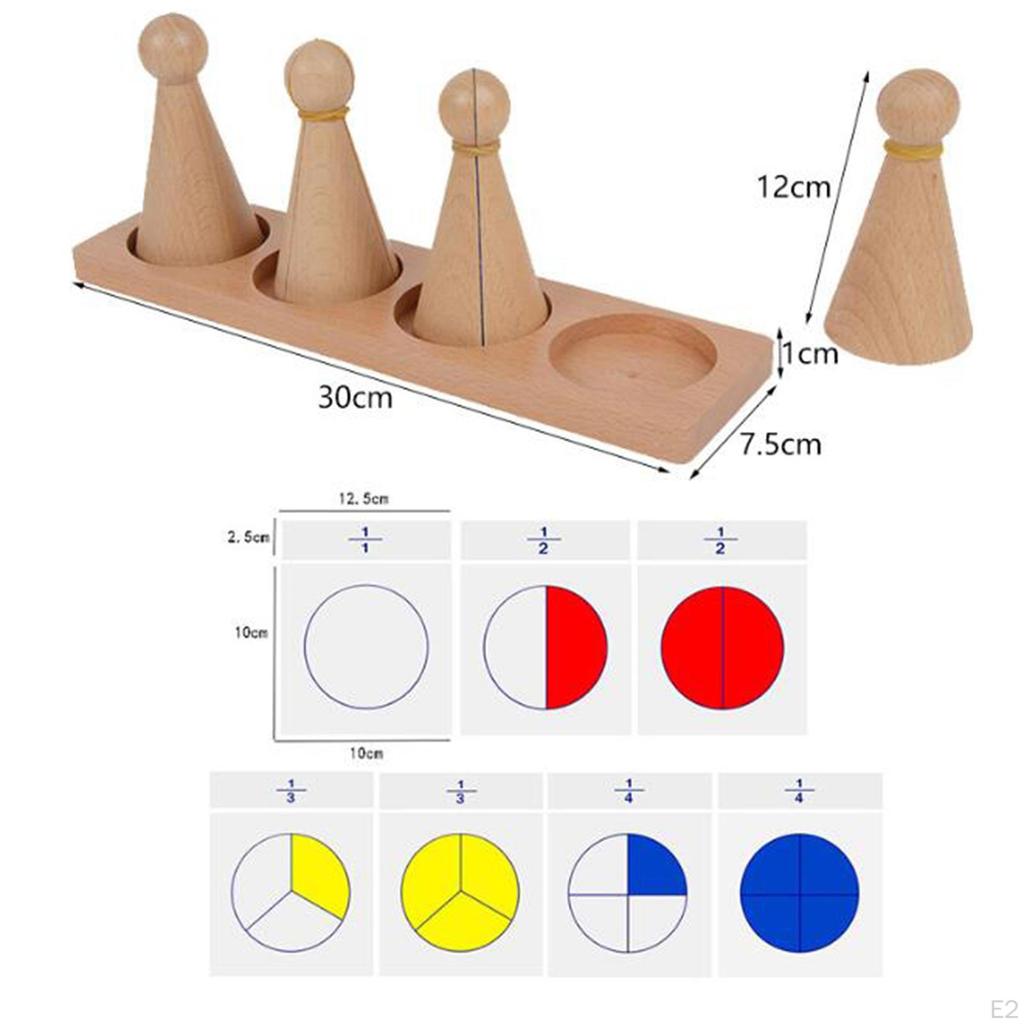 Montessori Math Materials Equivalence Manipulatives with Peg Dolls Shape Sorting for Ages 6+