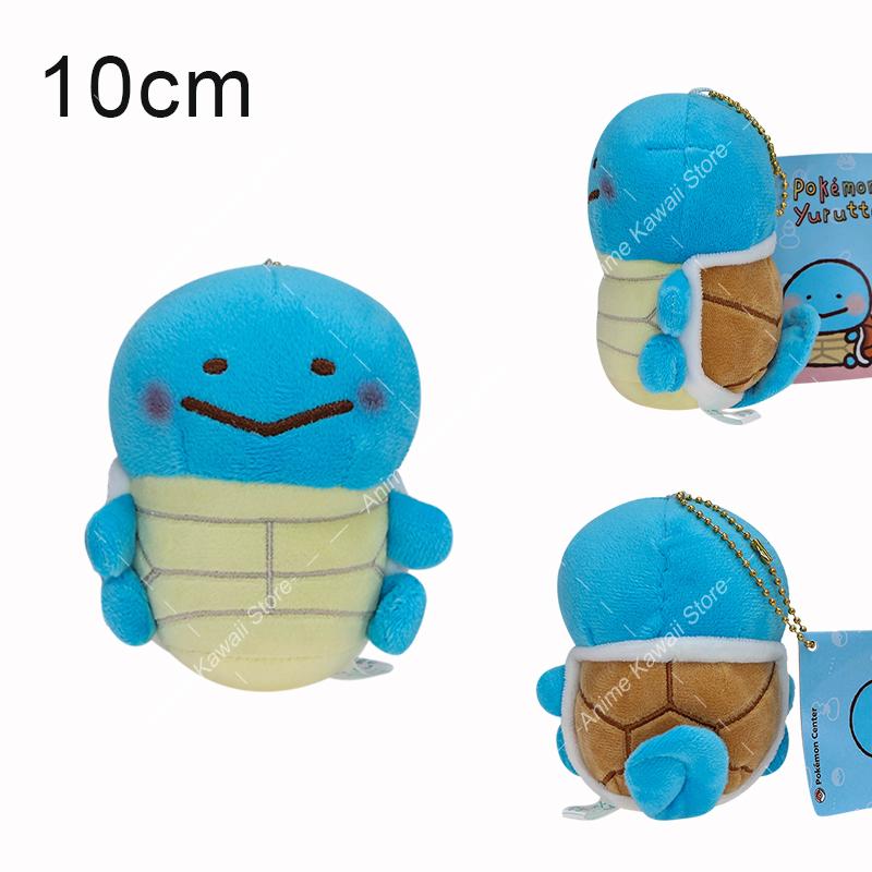 Anime Mimikyu Eevee Bulbasaur Squirtle Charmander Kawaii Stuffed Plush Toy School Bag Backpack Pendant Keyring Doll Kids Gift