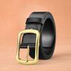Versatile Leather Belt Luxury Design Waist Strap Retro Trouser Dress Belts