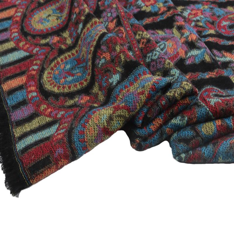 Bohemian Style Shawl Wrap Scarf Women Ethnic Vintage Cape Outerwear Travel Outfit Accessory