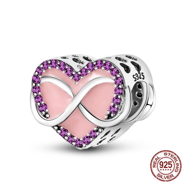 The New Pendant Beaded Charms Fit Bracelet 925 Sterling Silver Women DIY Fine Jewelry