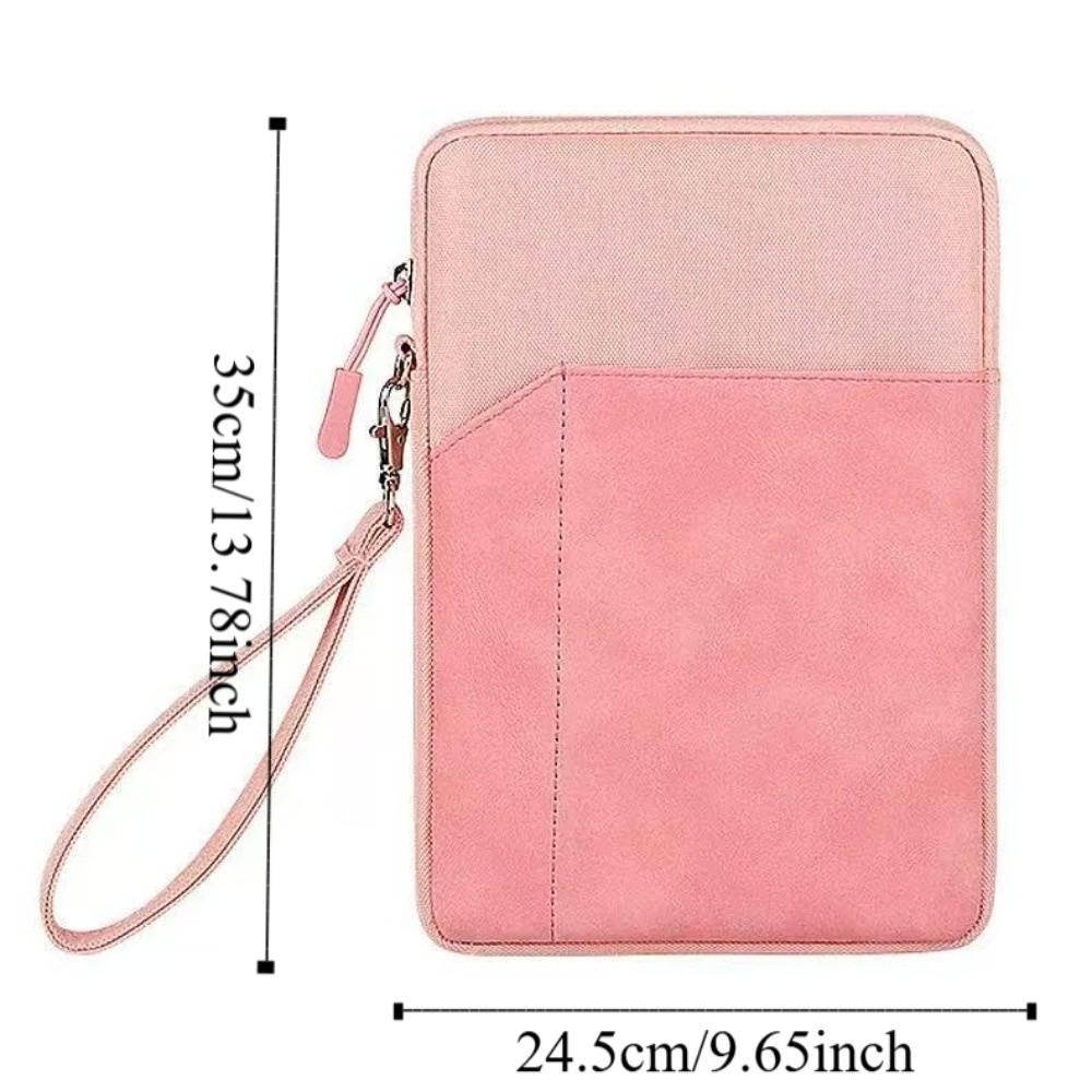 Защитный чехол-сумка для планшета с защитой от царапин, легкий, портативный, из мягкого материала, с двойной молнией