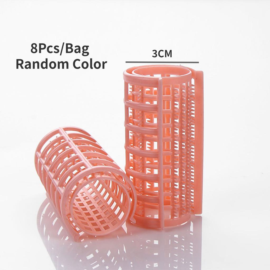 6/8/12/14Pcs Heatless Hair Curler No Heat Hair Rollers Plastic Lazy Curls Root Perm Rods Bangs Curling Rod Hair Styling Tools