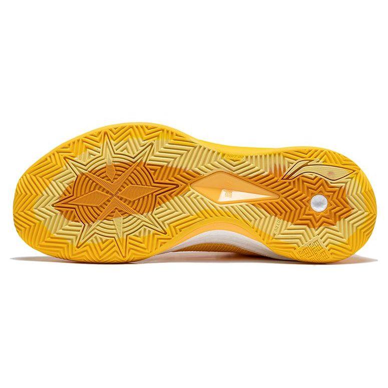 Баскетбольные кроссовки LiNing Blade 3 V2 Sunshine Shock Absorbing Non-Slip износостойкие с низким верхом флуоресцентные бананово-желтые мужские кроссовки ABAT057-10