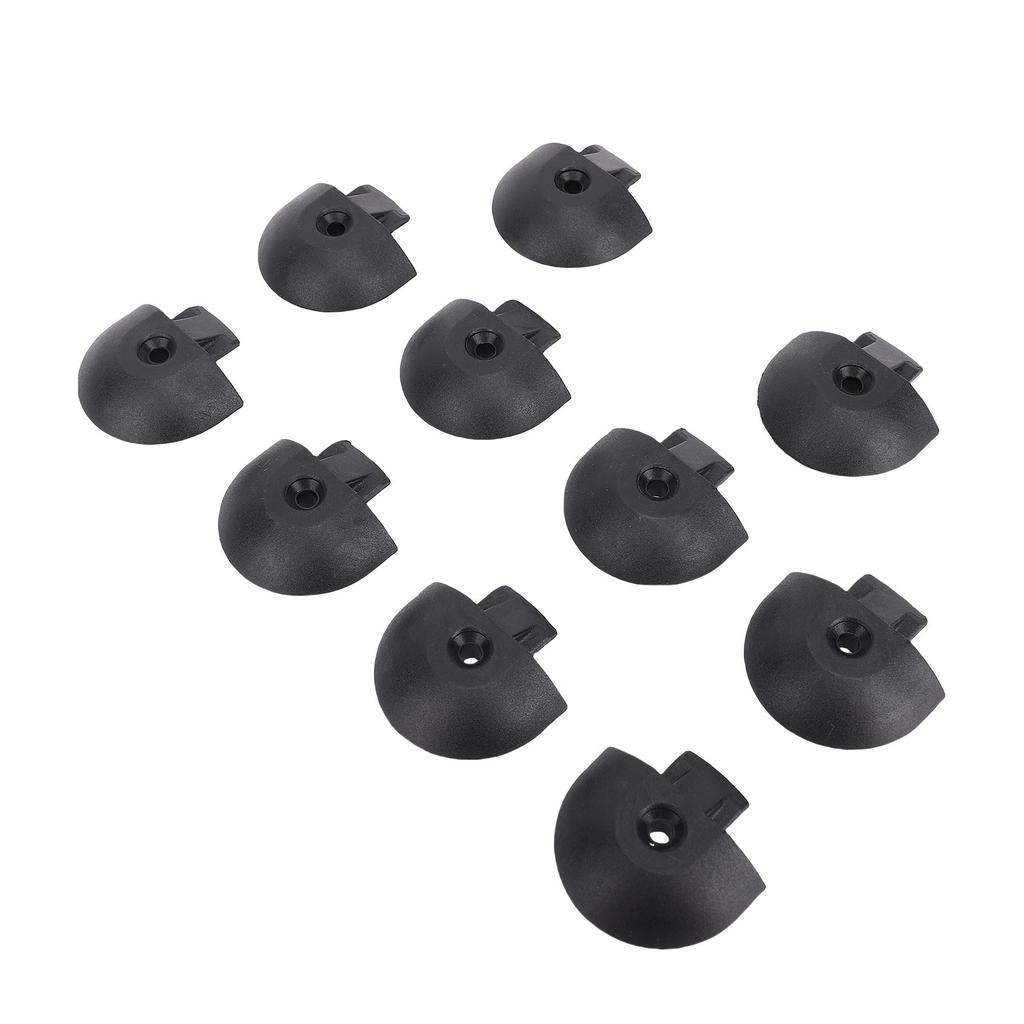 10PCS Angled End Cap for L Track Semi Circular Shape End Fittings Eliminates Pointed Edges On L Rail for Truck Bed