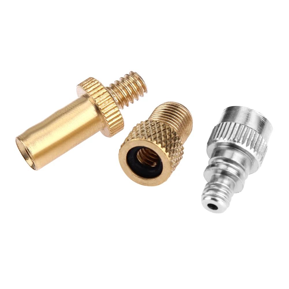 Bike Bicycle Presta To Schrader Valve Adapters+ Presta Valve Extension Bike Tire French Valve Adapter Bicycle Accessories
