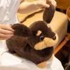 33 см Коричневая такса на коротких лапках Плюшевая игрушка Пушистое животное Щенок Мультяшная плюшевая игрушка Компаньон Подарок