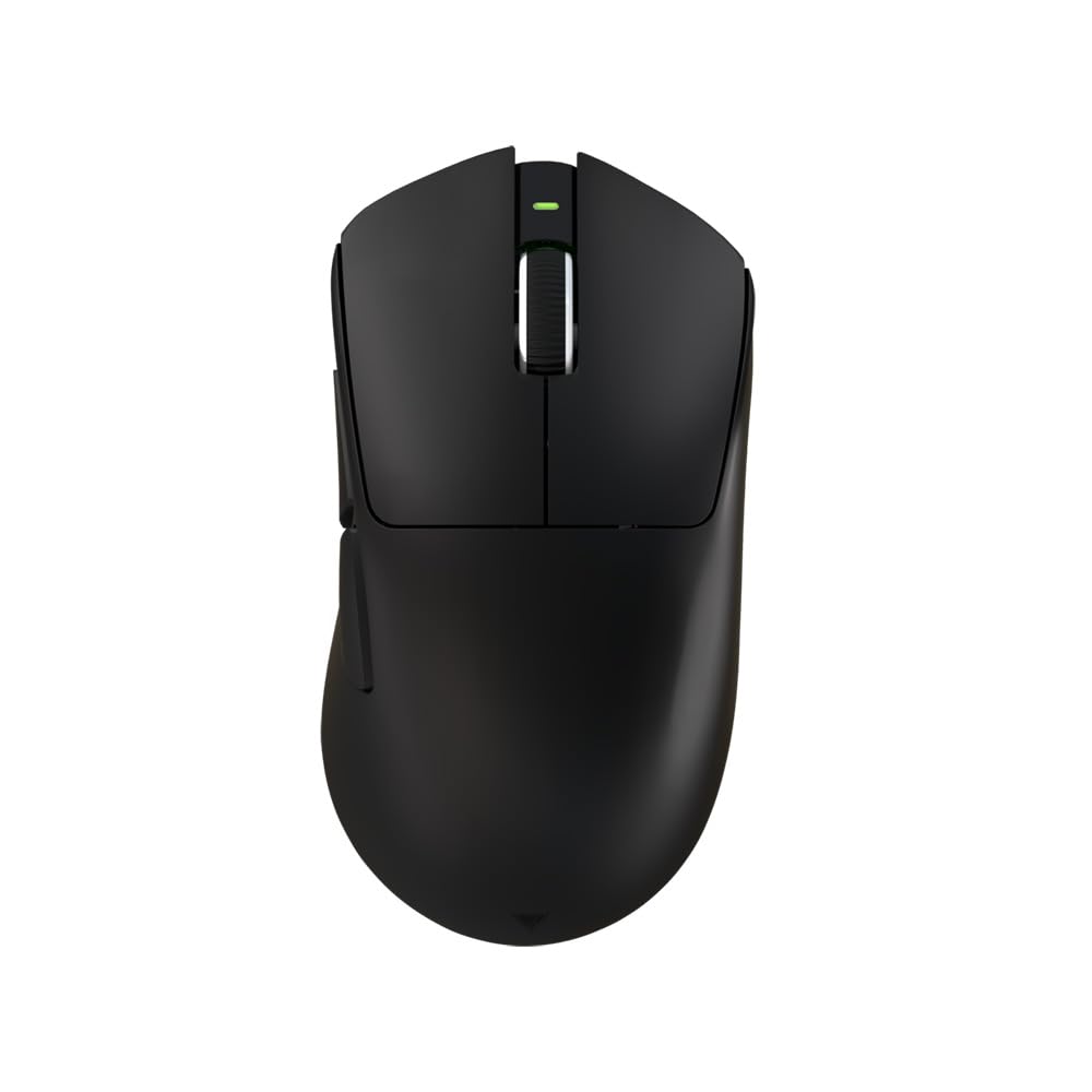 Teevolution Terra Pro Black Wireless Ergonomic Gaming Mouse with 8K PAW3950 Dongle, Sensor, Weight 49g±2g