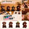 3D Набор для рукоделия с бусинами Животные DIY Набор для сборки из бусин Ручная работа Креативный набор моделей животных для поделок и творчества Образовательные проекты Домашний декор Подарок