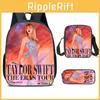Детский школьный рюкзак Taylor Swift, дышащий, милый, с цветочным принтом D6taylor Swift Набор 01
