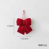 Large Red Velvet Bow Christmas Tree Hanging Pendants  Christmas Party Decoration New Year Holiday Home DIY Ornaments