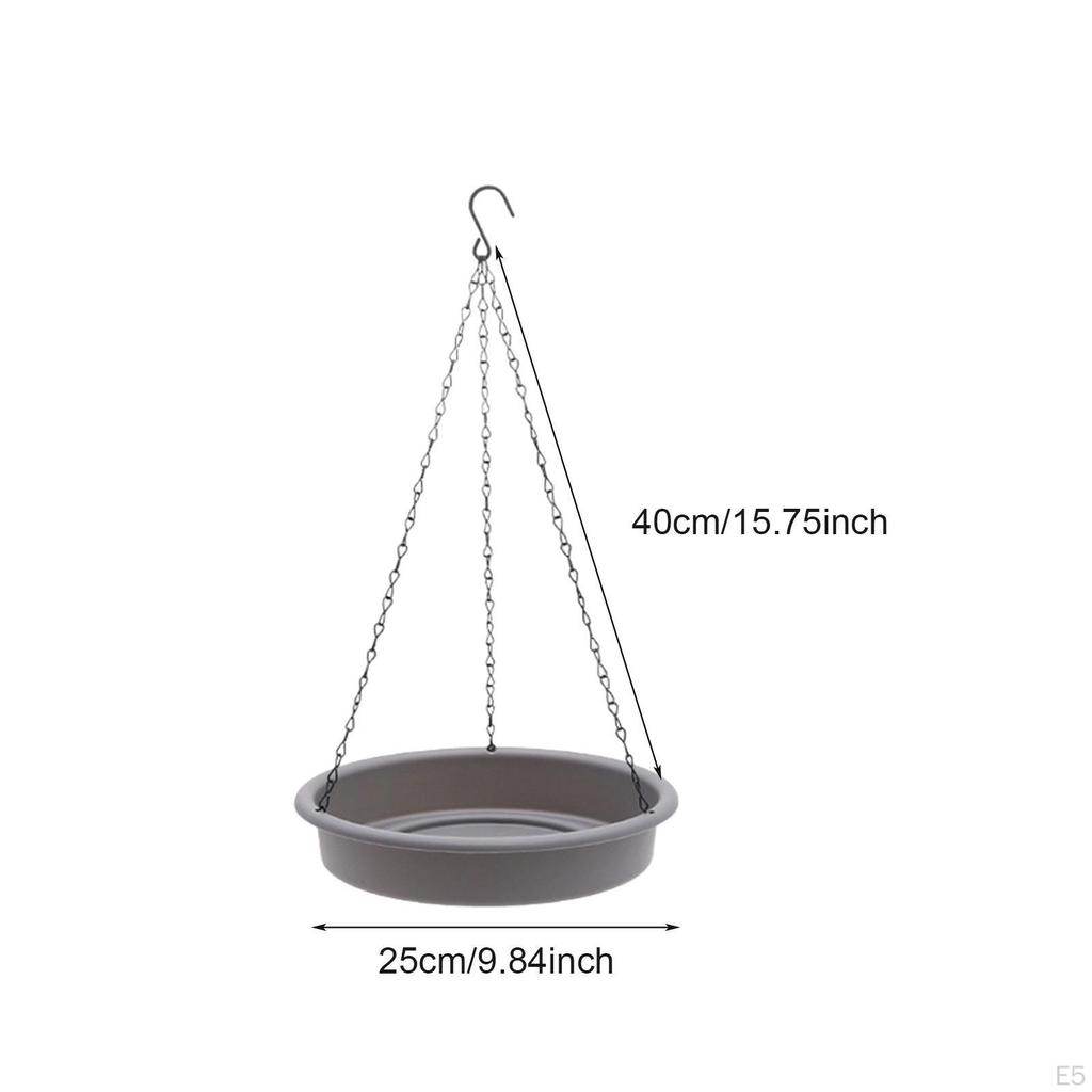 Ванночка для птиц, Цепочная кормушка, Садовая подвесная ванночка для голубей на открытом воздухе